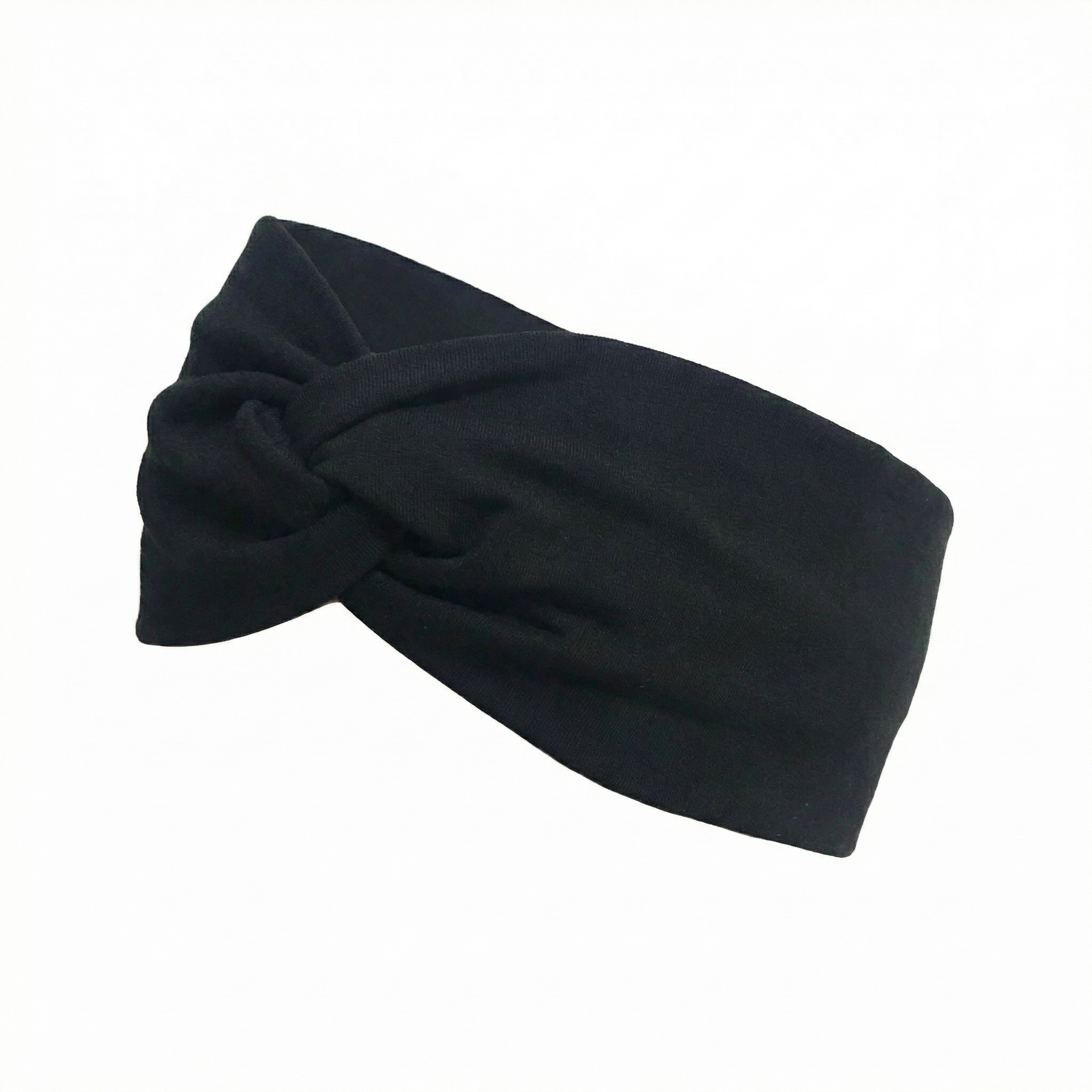 Black Solid Knotted Headband – The Happy Headband Co